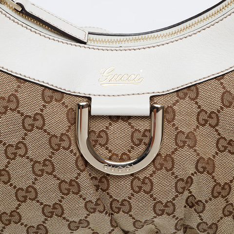 GUCCI GG canvas Abbey Shoulder Bag beige WS21296
