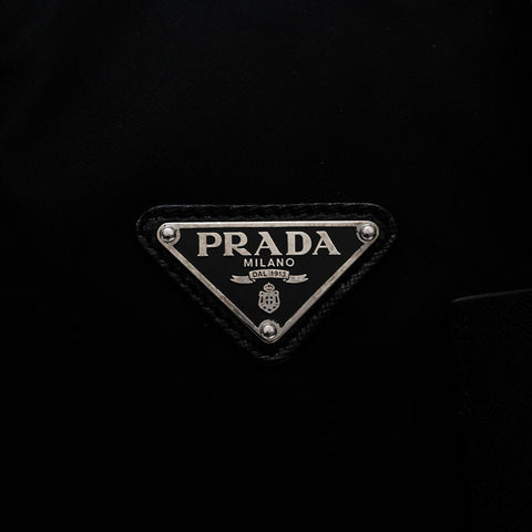 PRADA Nylon Large Tessuto Boston bag black WS21303