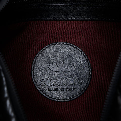 CHANEL 15th series 2011 Leather Coco Cocoon Matelasse Shoulder Bag black WS21304