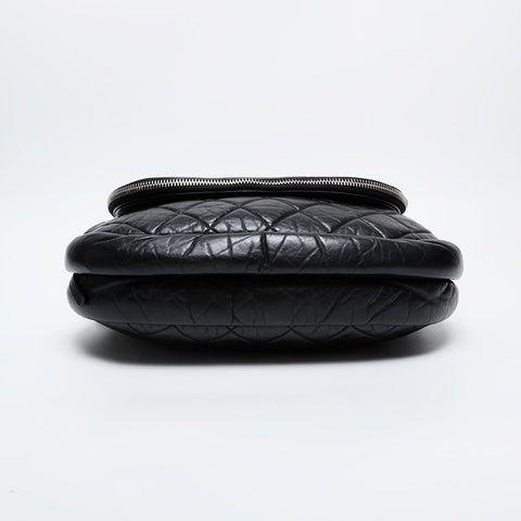 CHANEL 15th series 2011 Leather Coco Cocoon Matelasse Shoulder Bag black WS21304