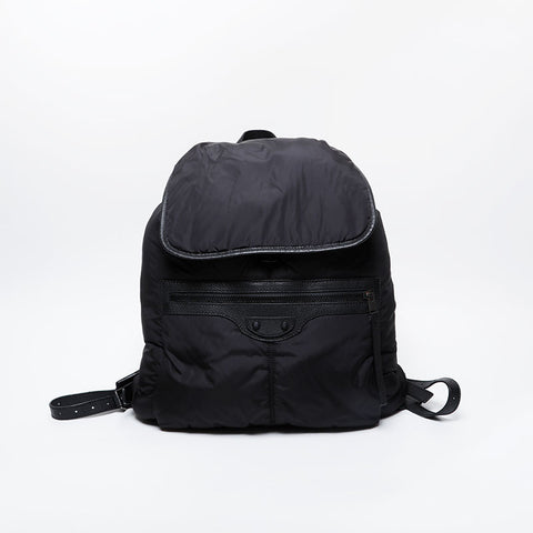 BALENCIAGA 尼龙旅行加厚背包背包 黑色 WS21305