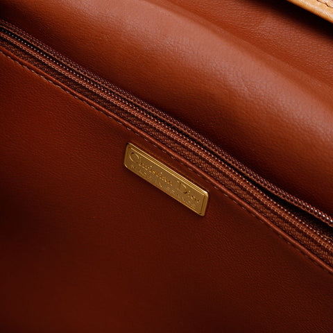 Christian Dior leather Handbag Brown WS21307