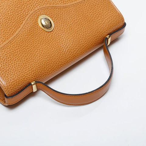 Christian Dior leather Handbag Brown WS21307