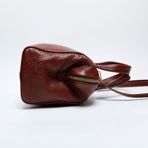 FENDI Leather Chameleon 2way Shoulder Bag Brown WS21308