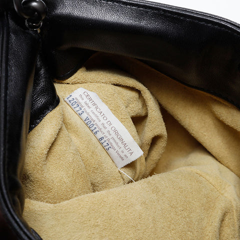 BOTTEGAVENETA INTRECCIATO Shoulder Bag black WS21314