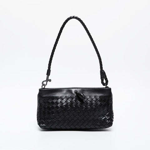 BOTTEGAVENETA INTRECCIATO Shoulder Bag black WS21314