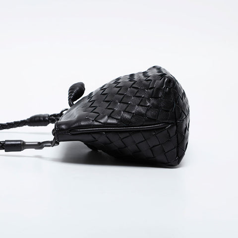 BOTTEGAVENETA INTRECCIATO Shoulder Bag black WS21314