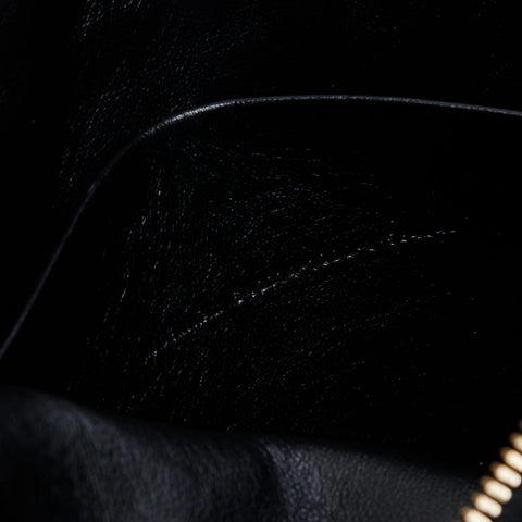 BALENCIAGA Neoclassical Leather Clutch bag black WS21317
