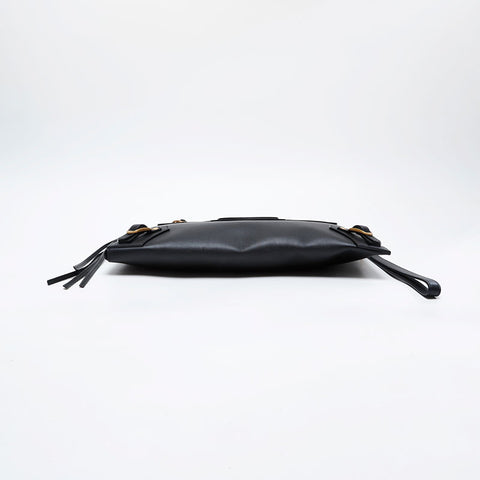 BALENCIAGA Neoclassical Leather Clutch bag black WS21317