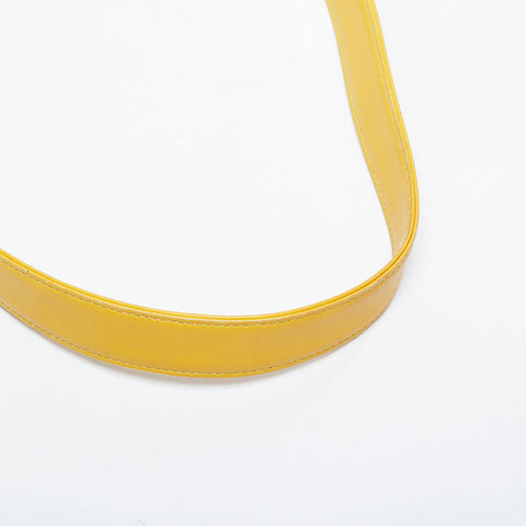 LOEWE Anagram leather Shoulder Bag yellow WS21323