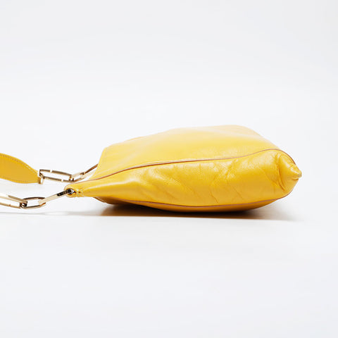 LOEWE Anagram leather Shoulder Bag yellow WS21323