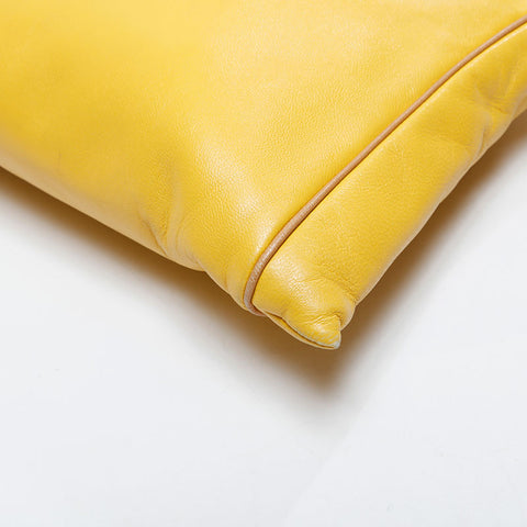 LOEWE Anagram leather Shoulder Bag yellow WS21323