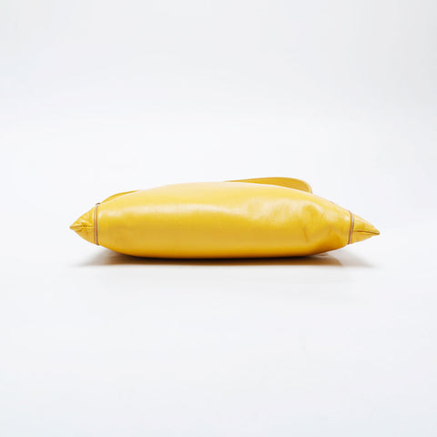 LOEWE Anagram leather Shoulder Bag yellow WS21323