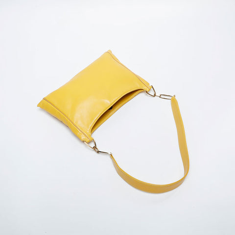 LOEWE Anagram leather Shoulder Bag yellow WS21323