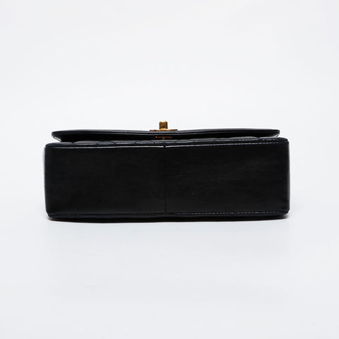 CHANEL No. 2 1991-1994 Diana Matelasse Chain Lambskin Shoulder Bag black WS21332