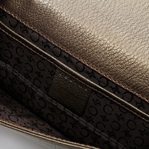 CELINE Metallic Mini Shoulder Bag gold WS21335