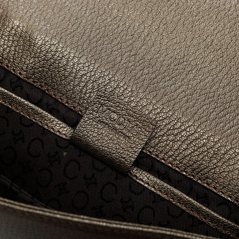 CELINE Metallic Mini Shoulder Bag gold WS21335