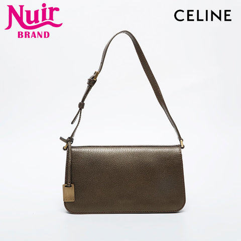 CELINE Metallic Mini Shoulder Bag gold WS21335