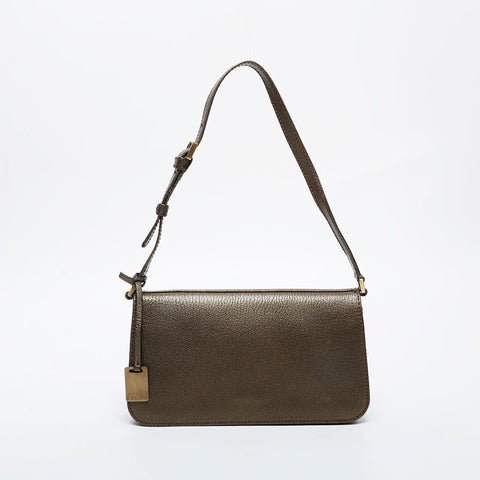 CELINE Metallic Mini Shoulder Bag gold WS21335