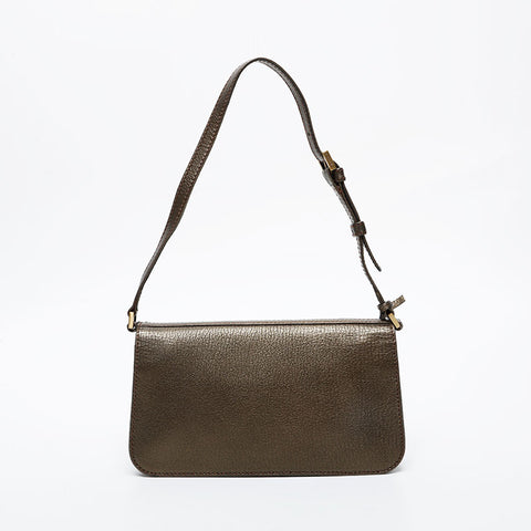 CELINE Metallic Mini Shoulder Bag gold WS21335