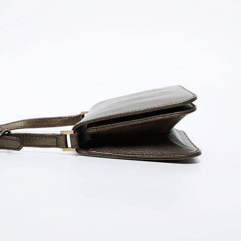 CELINE Metallic Mini Shoulder Bag gold WS21335