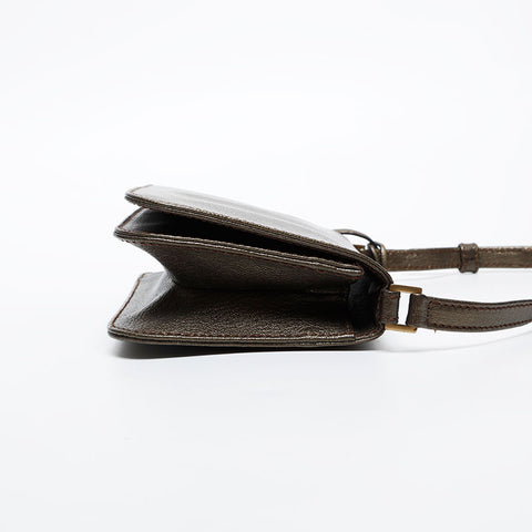 CELINE Metallic Mini Shoulder Bag gold WS21335
