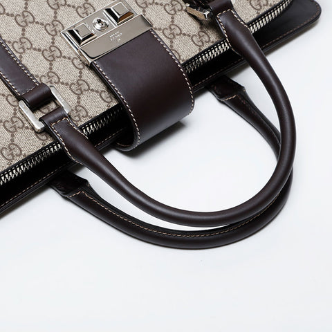 GUCCI GG Supreme Shoulder Bag beige WS21338