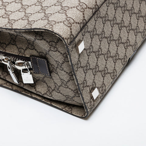 GUCCI GG Supreme Shoulder Bag beige WS21338