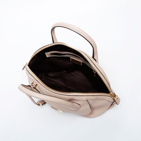 Salvatore Ferragamo Fiamma 2way Leather Shoulder Bag pink WS21339