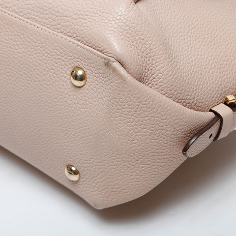 Salvatore Ferragamo Fiamma 2way Leather Shoulder Bag pink WS21339