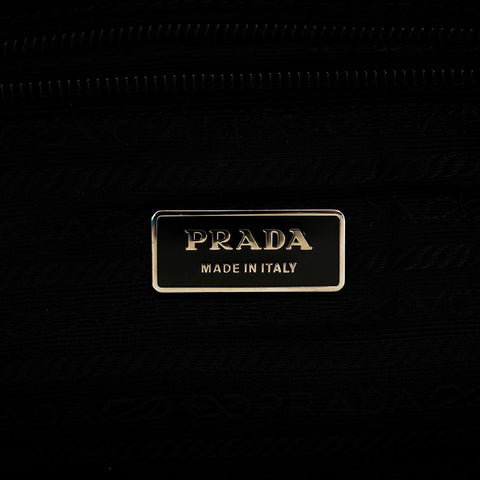 PRADA Nylon Messenger Bag Shoulder Bag black WS21343