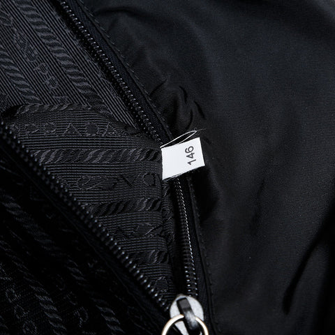 PRADA Nylon Messenger Bag Shoulder Bag black WS21343