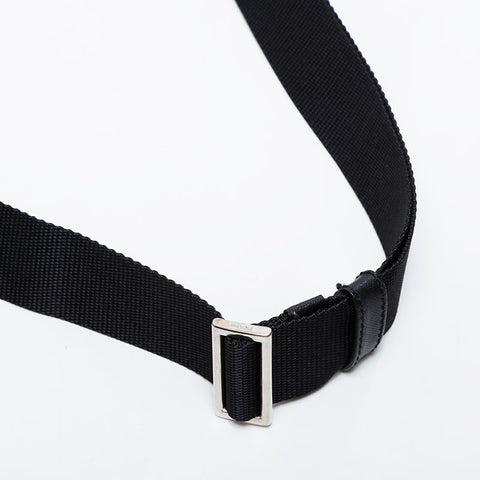 PRADA Nylon Messenger Bag Shoulder Bag black WS21343