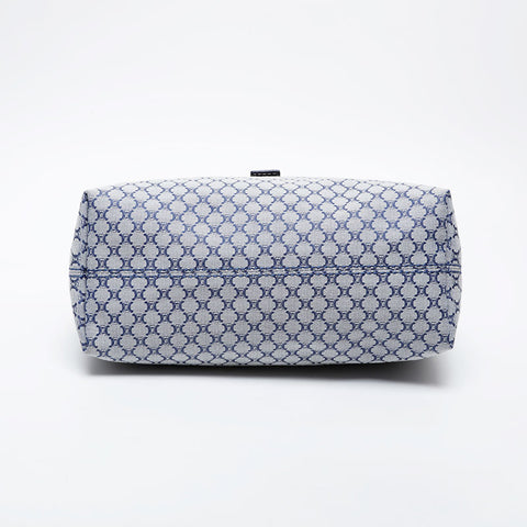 CELINE macadam canvas Handbag Navy WS21344