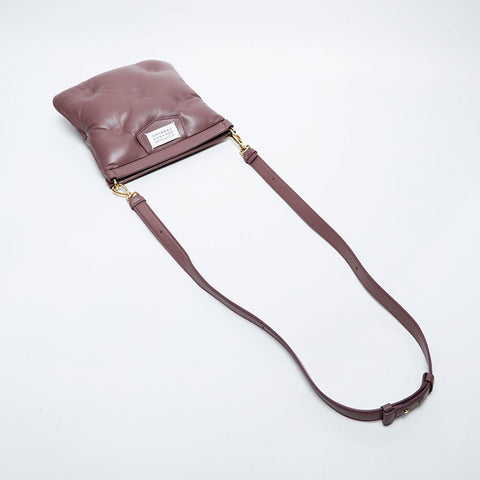 Maison Martin Margiela Glam Slam Leather Shoulder Bag pink WS21345