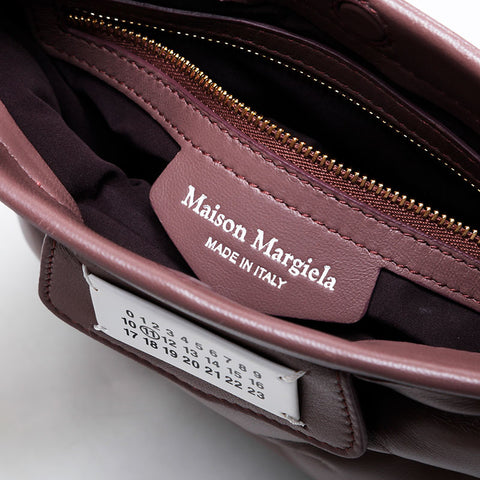 Maison Martin Margiela Glam Slam Leather Shoulder Bag pink WS21345