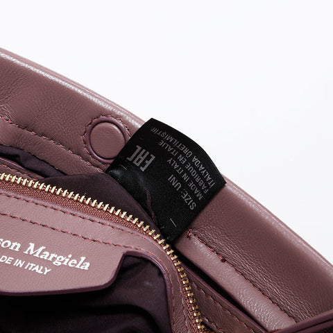 Maison Martin Margiela Glam Slam Leather Shoulder Bag pink WS21345