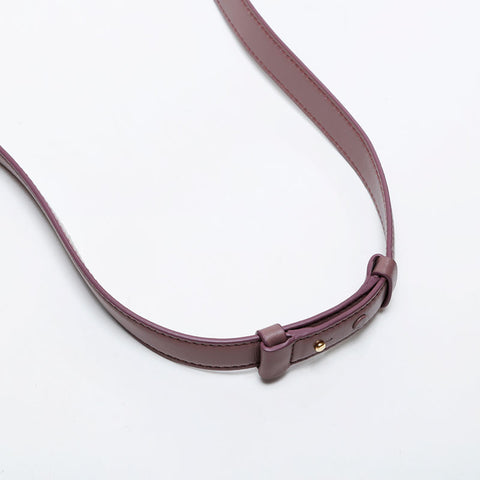 Maison Martin Margiela Glam Slam Leather Shoulder Bag pink WS21345