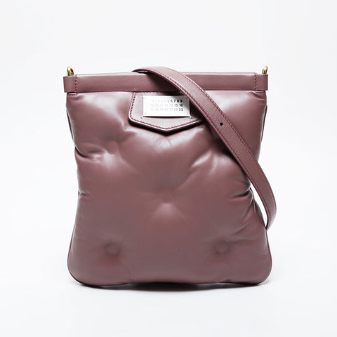 Maison Martin Margiela Glam Slam Leather Shoulder Bag pink WS21345