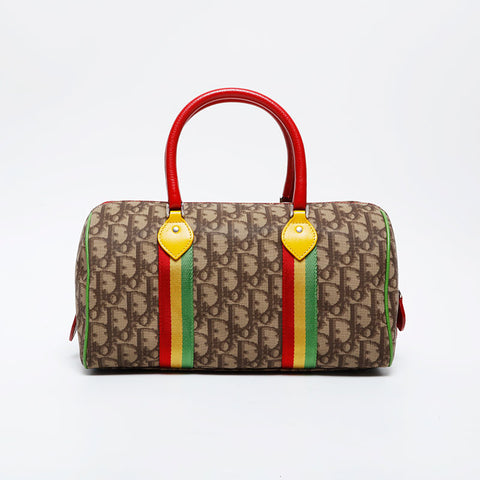 Christian Dior Raster trotter Boston bag Brown WS21347