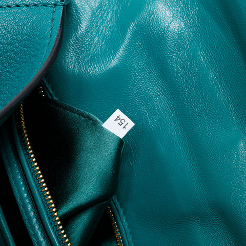Miu Miu Leather top handle 2way Shoulder Bag green WS21348