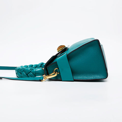 Miu Miu Leather top handle 2way Shoulder Bag green WS21348