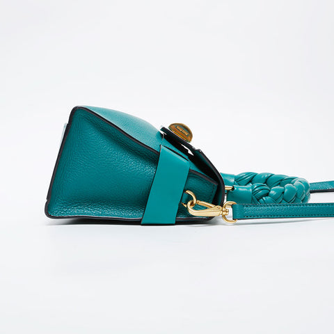 Miu Miu Leather top handle 2way Shoulder Bag green WS21348