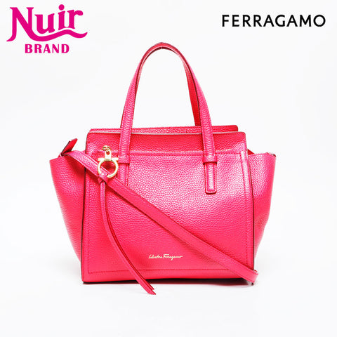 Salvatore Ferragamo Amy 2way Shoulder Bag pink WS21349