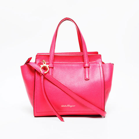 Salvatore Ferragamo Amy 2way Shoulder Bag pink WS21349
