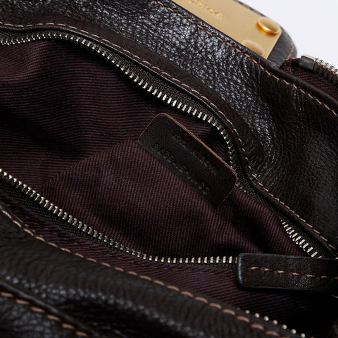 Chloe Leather Paddington Shoulder Bag Brown WS21350
