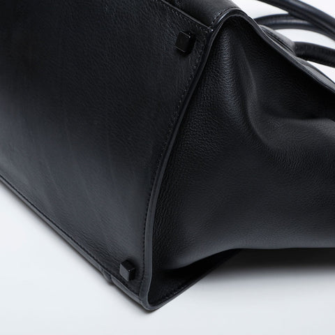 CELINE Luggage Phantom Leather Handbag black WS21351