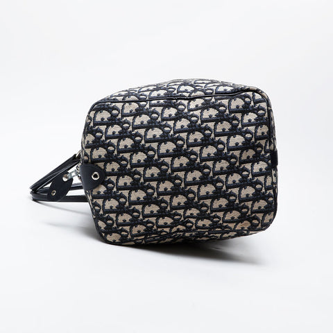 Christian Dior Trotter Oblique Canvas Boston bag Navy WS21352