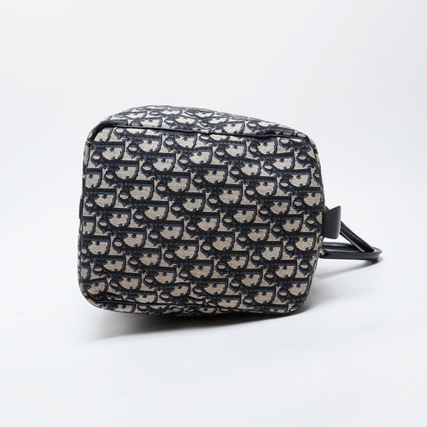 Christian Dior Trotter Oblique Canvas Boston bag Navy WS21352