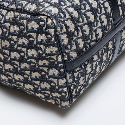 Christian Dior Trotter Oblique Canvas Boston bag Navy WS21352